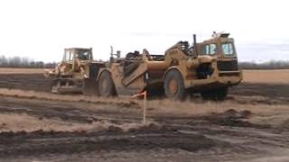fiat allis 262b loading topsoil with fd30