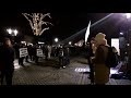 Pöbler stört unsere Versammlung