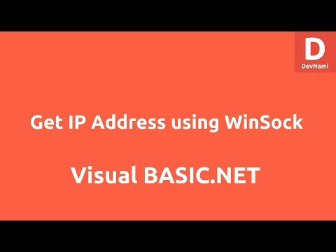Get IP Address using WinSock Component in VB.Net