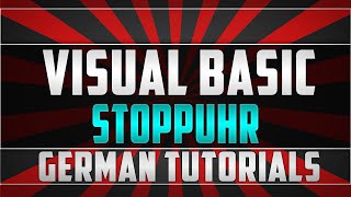 [VB.NET] Stoppuhr [German/Deutsch] Anfänger Tutorial