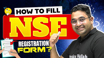 Confused About How to Fill NSE Form❓🤔 || Must Watch Video to Avoid Mistakes ❌