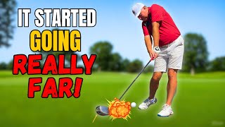 My Student Couldn't Believe How Far He Started Hitting Drives!