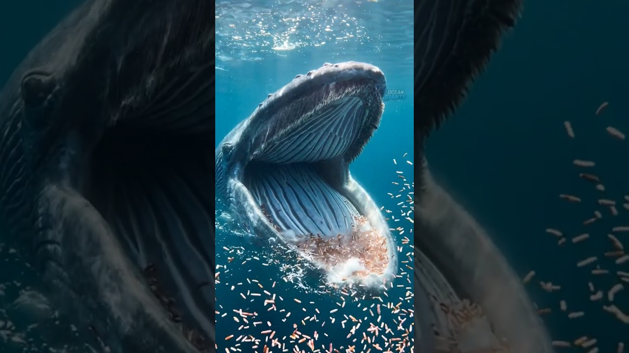 Blue Whale vs Sperm Whale — Who Wins?#marinebiology #wildlife #documentary #nature #deepsea