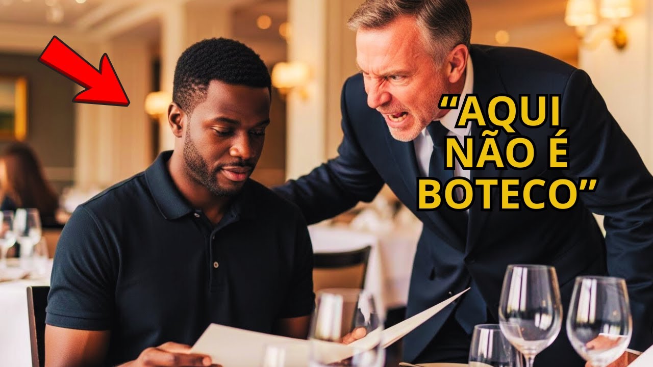 "Aqui não é boteco" o gerente humilhou o cliente negro...mas não sabia com quem estava falando