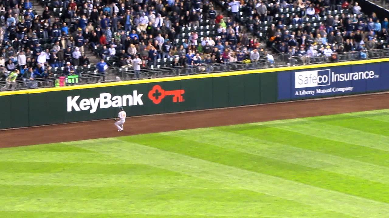 Dustin Ackley Double off the Wall Vs A's at Safeco 2012 LIVE HD