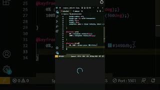 CSS Animations blink loading | HTML CSS basics | SHORT PROJECT | #shorts #cssanimation #css #html