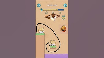 Doge Rescue Draw To Save Level 109 || ‎⁨@NextShubhamYT⁩  ‎⁨@TotalGaming093⁩  #short #braintestgame