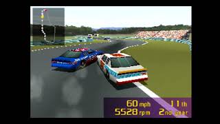 NASCAR Racing (PlayStation, 1996) Watkins Glen International