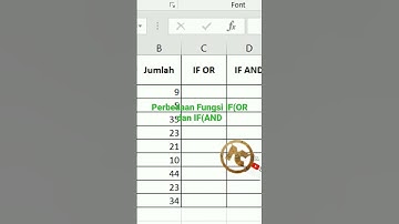 Perbedaan Fungsi IF(OR dan IF(AND (cek link di deskripsi)