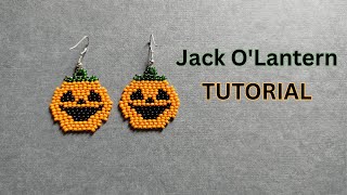 Full Halloween Pumpkin Earrings made, Seed bead Pumpkin Earrings tutorial, Handmade halloween jewelry News