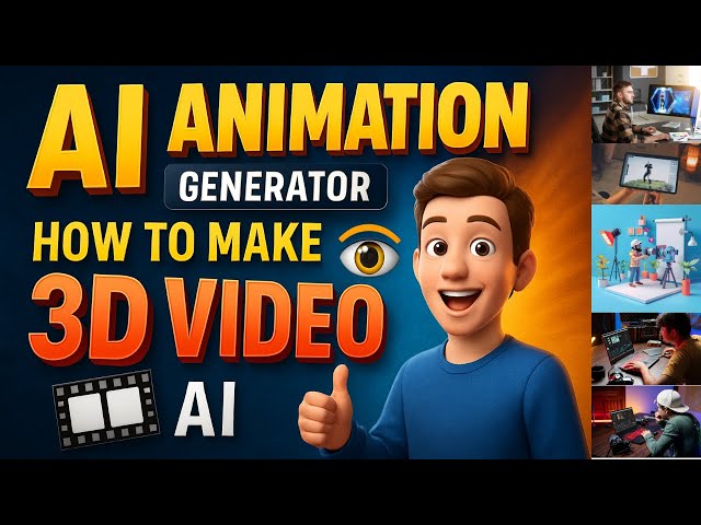 The EASIEST Way to Create 3D Animation Videos Using AI