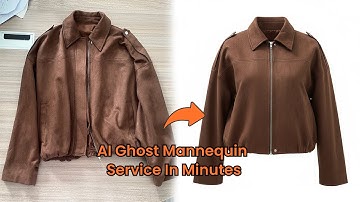 How to create ghost mannequin effect from flat images automatically - AI Ghost Mannequin Generator