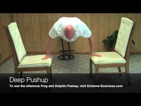 Deep Pushup-  GET RIPPED chest muscles!!