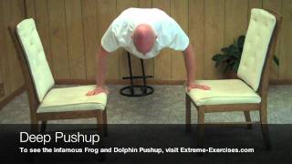 Deep Pushup-  GET RIPPED chest muscles!!