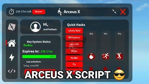 Hydrogen , Fluxus ARCEUS X SCRIPT 🤩 [working]