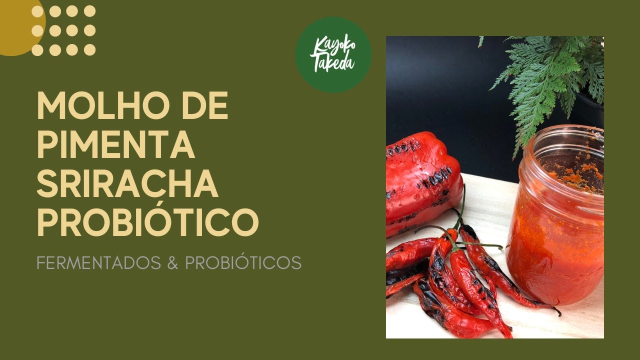 MOLHO DE PIMENTA SRIRACHA PROBIÓTICO E FERMENTADO