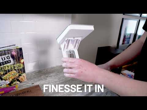 White & Grey Outlet Shelf For Electronics Up To 5lbs -EGOS2-WG1