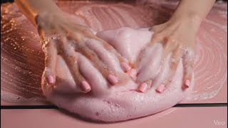 거품 세차 ASMR - 핑크, 노랑, 하늘색 Pink, Yellow, Skyblue Foam Car Wash ASMR | Soft Bubble Sounds screenshot 5