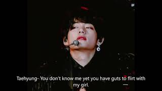 GIF Imagine When he saw someone flirting with you KIM TAEHYUNG ver