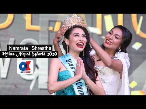 Miss Nepal 2020 grand Finale | Namrata Shrestha Own the Title #missnepalworld2020