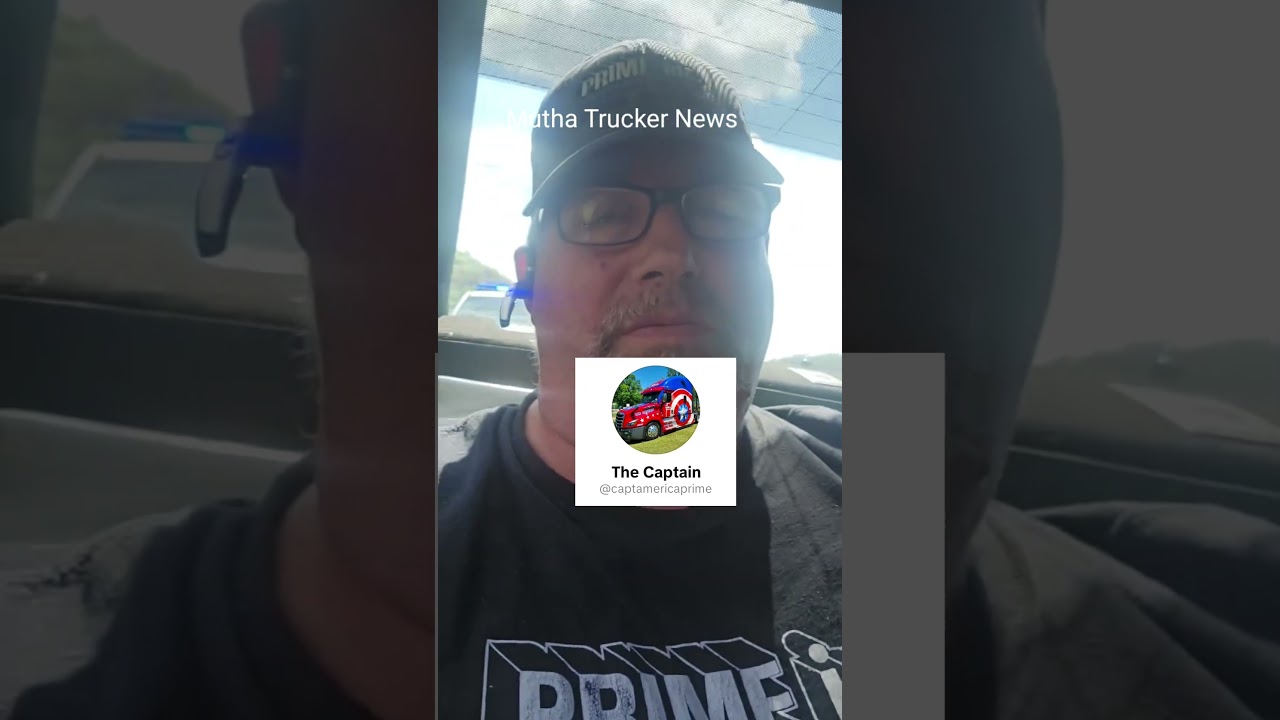 Truck Driver Gets Handcuffed