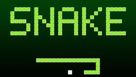 Nokia Snake Game using Arduino UNO
