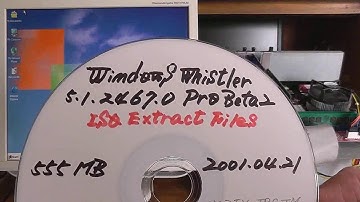 Test installation of the Windows Whistler 2467 Pro Beta 2