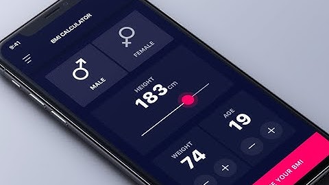 Coding With Brian: Flutter  BMI Calculator SpeedCode #FlutterBrew