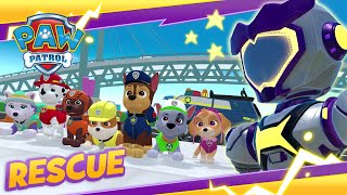 Paw Patrol Mighty Pups Vs Giant Robot Cartoon And Game Rescue Paw Patrol Official & Friends