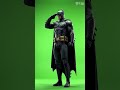 RESPECT! 🫡 Batman Salutes Like a TRUE HERO! #batmansalute #greenscreenrespect