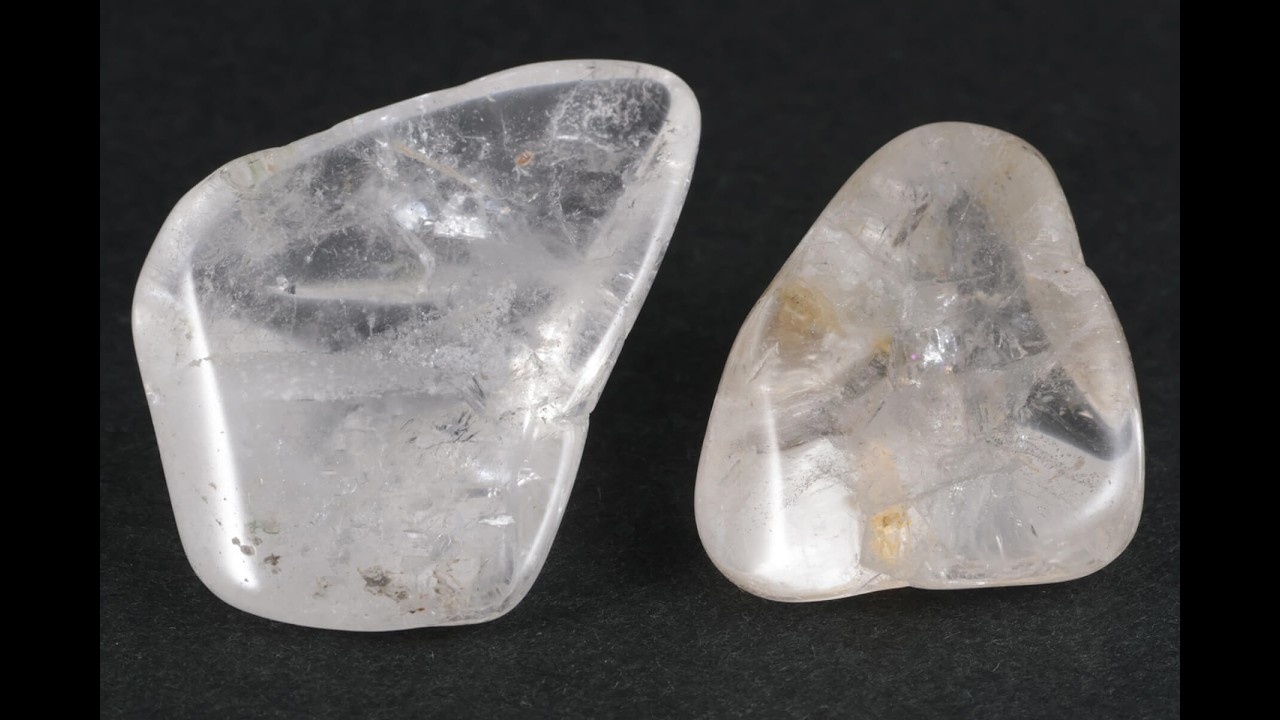 乙女鉱山産水晶 原石 磨き2個セット 28.3g / Japanese Quartz - YouTube