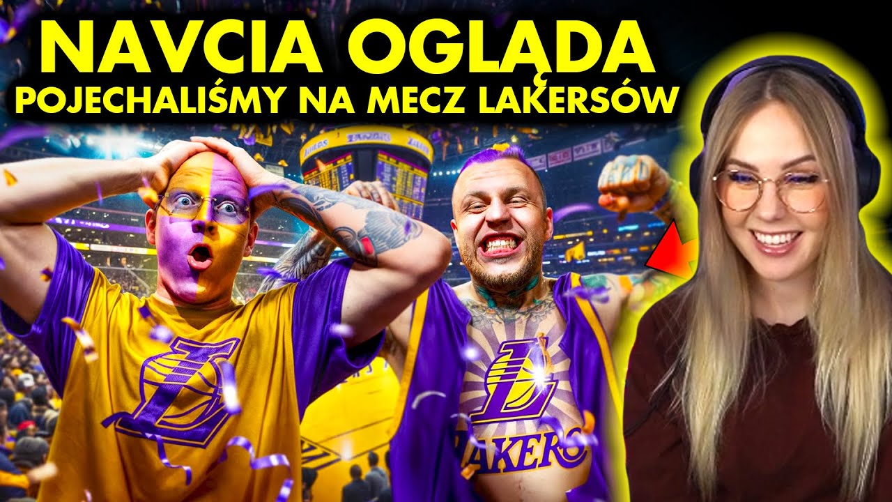 NAVCIA ogląda BUNGEE POJECHALIŚMY NA MECZ LAKERSÓW