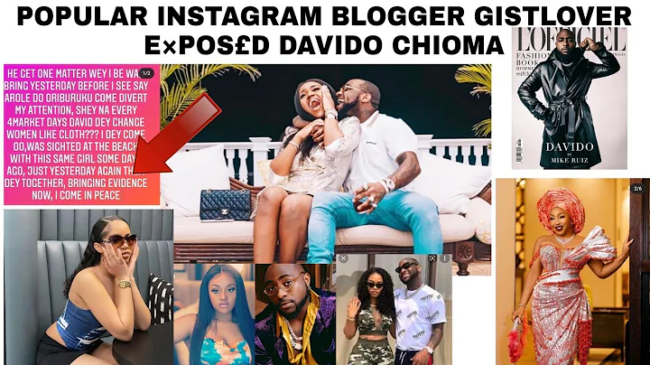FINALLY GISTLOVERS BLOGGER, REVEALS DAVIDO'SCHIOMA NEW GIRLFRIEND,RITA DOMINIC VS NOLLYWOOD.