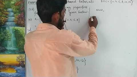 Class 9, 8 Exercise 1.2  Q22 (part 1)  Chapter 1 SETS -Math