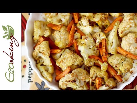 Запеченная цветная капуста - очень вкусно, просто, полезно;) / ПП рецепт