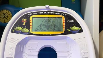 VTech Toy Story 3 Buzz Lightyear Star Command Laptop Startup/Shutdown