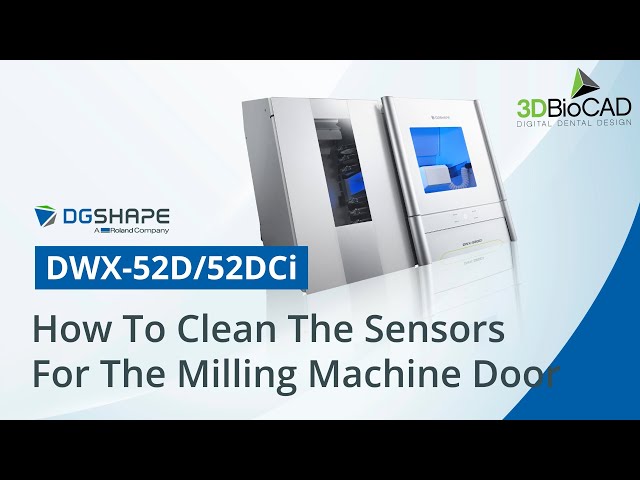 DAM DWS-1500 UHFデュアルレシーバー　動作確認済み DGSHAPE DWX-52D/52DCi - How To Clean The Sensors For The Milling