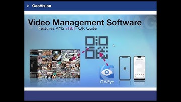 GeoVision GV-VMS (Video Management System)  V18.1 Presentation