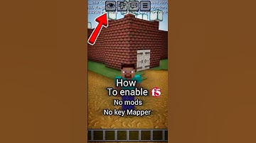 HOW TO ON NEW F5 BUTTON IN MCPE ❤🎀 #minecraft #minecraftshorts