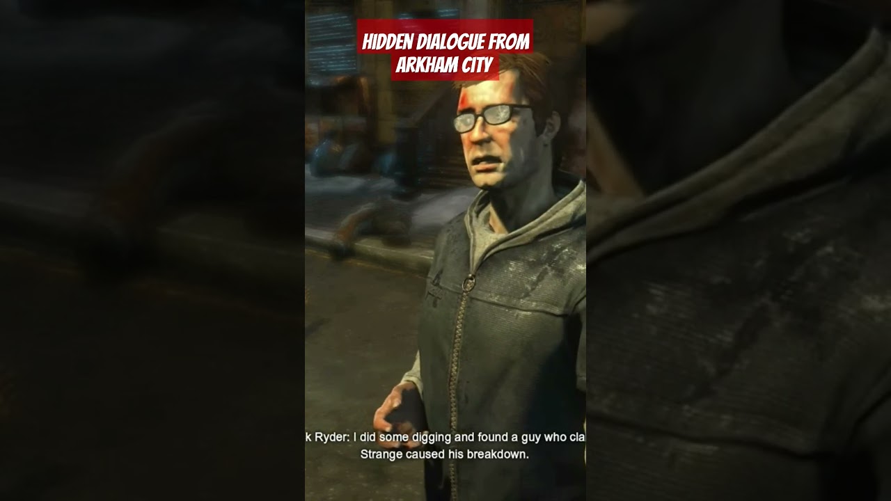 This happens if you save Jack Ryder before saving Catwoman in Arkham City #gaming #batman #viral