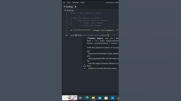 comments in python | python comments | how to add comments in python