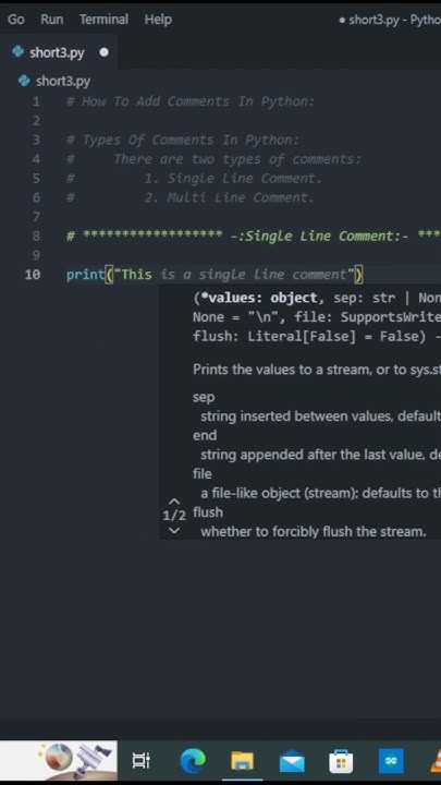 comments in python | python comments | how to add comments in python ...