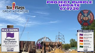 It Rises higher and more Teasers? || Six Flags Great Adventure Project Purple Update 6/9/26