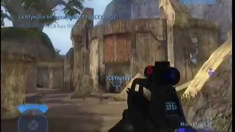 Halo 2 Sanctuary Multi Flag CTF Gameplay Multiplayer ORIGINAL XBOX Classic Xbox Live Footage