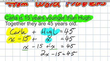 Creating Equations out of Word Problems Grade 9 Academic lesson 3 4 11 19 13