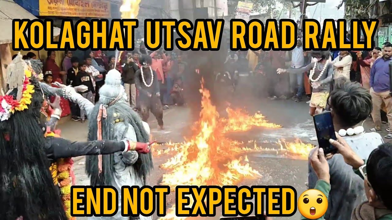 KOLAGHAT UTSAV 2025 ROAD RALLY  ENDING 🤯  