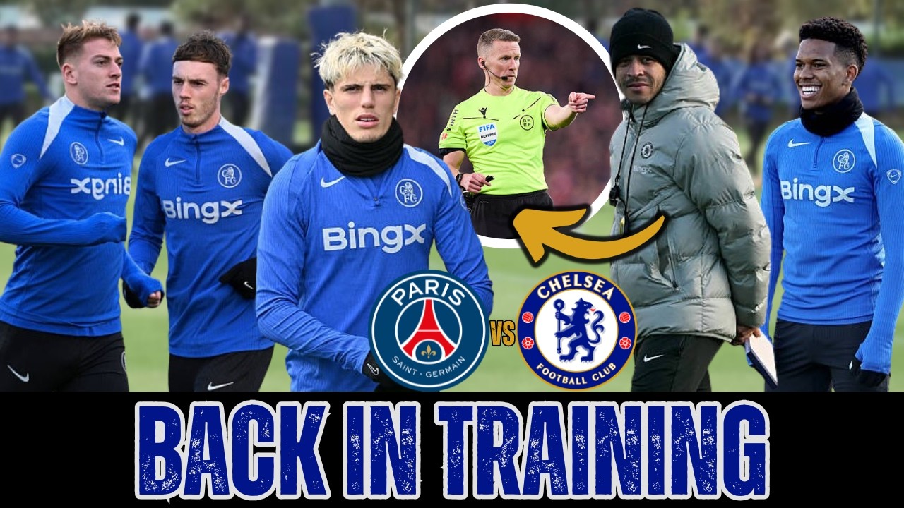 🔵BREAKING✅Chelsea Training Update Before PSG Clash🔥REFEREE DRAMA😳Estevão, C. Palmer Ready🔥