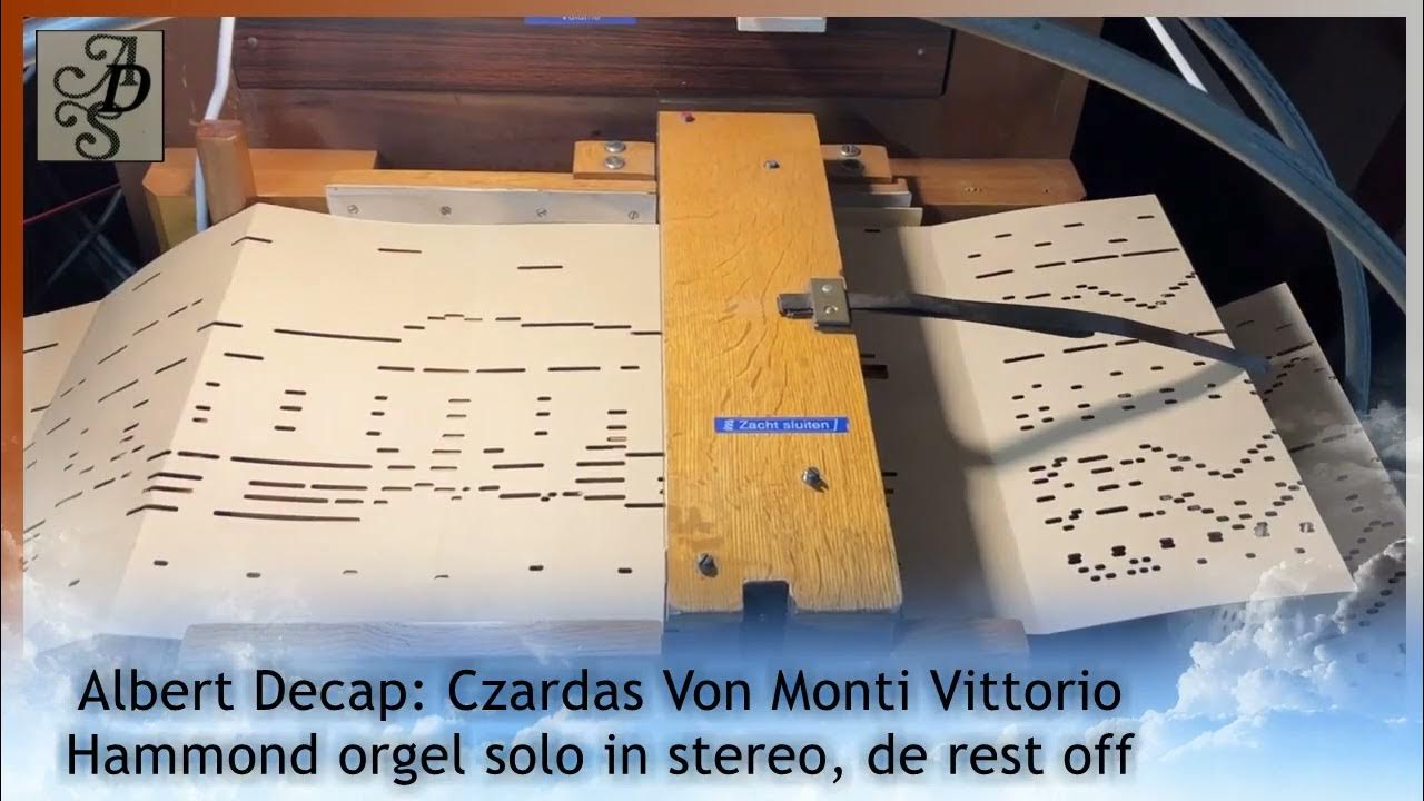 Albert decap czardas von monti in stereo via hammond l122 youtube