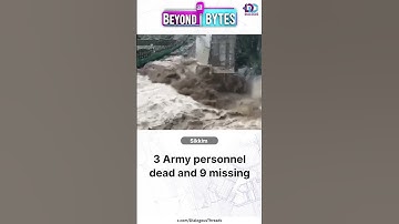 Landslide Tragedy in Sikkim | 3 Army Personnel Dead, 9 Missing | Rescue Ops Underway
