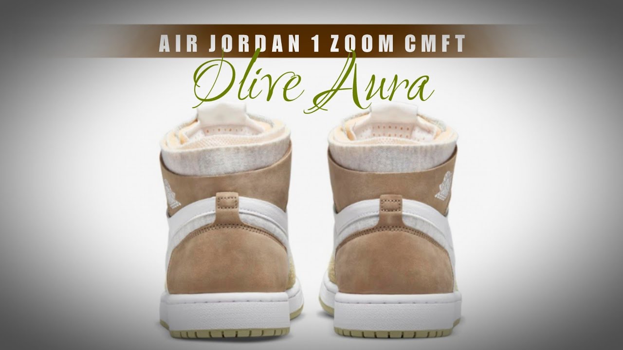 air jordan 1 olive aura
